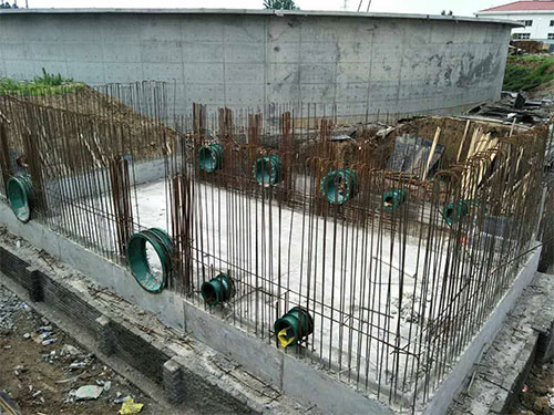 柔性防水套管使用現場